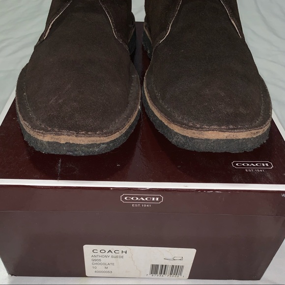 Men's Suede Coach Chukka Boots - Picture 4 of 4